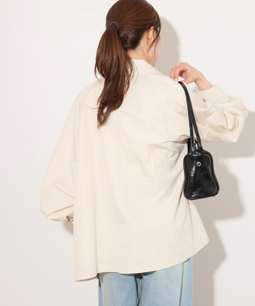 JOURNAL STANDARD relume(ジャーナルスタンダード レリューム)の「ヴィンテージクロストレンチコート(トレンチコート・レディース・ブルー/ベージュ/ホワイト・FREE)」の17枚目の写真