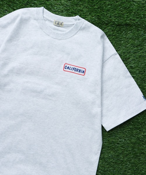 The Endless Summer（エンドレスサマー）の「TES GOOD TIMES EMB BIG T-SHIRT / ビッグシルエットTシャツ（Tシャツ/カットソー・メンズ・グレー/ブラック/ホワイト・SMALL/MEDIUM/LARGE/X-LARGE）」の10枚目の写真