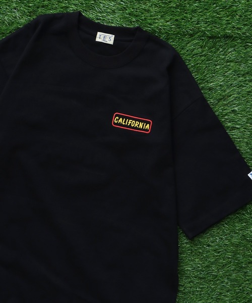 The Endless Summer（エンドレスサマー）の「TES GOOD TIMES EMB BIG T-SHIRT / ビッグシルエットTシャツ（Tシャツ/カットソー・メンズ・グレー/ブラック/ホワイト・SMALL/MEDIUM/LARGE/X-LARGE）」の7枚目の写真