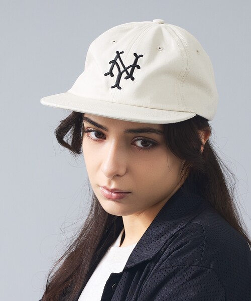 Cooperstown Ball Cap（クーパーズタウンボールキャップ）の「【COOPERSTOWN / クーパーズタウンボールキャップ】CHINO COTTON CAP / チノコットン NY ロゴキャップ / 帽子 / ユニセックス（キャップ・メンズ・ネイビー/ベージュ/ブラック/レッド/グリーン・フリー）」の2枚目の写真