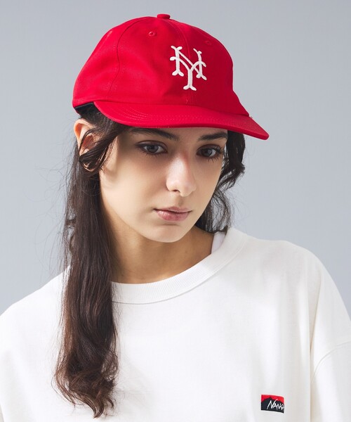 Cooperstown Ball Cap（クーパーズタウンボールキャップ）の「【COOPERSTOWN / クーパーズタウンボールキャップ】CHINO COTTON CAP / チノコットン NY ロゴキャップ / 帽子 / ユニセックス（キャップ・メンズ・ネイビー/ベージュ/ブラック/レッド/グリーン・フリー）」の5枚目の写真