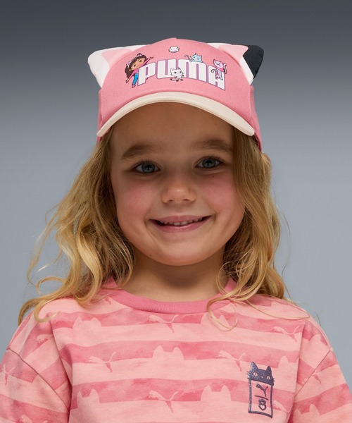 PUMA(プーマ)の「PUMA プーマ ガールズ PUMA x GABBYS DOLLHOUSE BB キャップ(キャップ・キッズ・ピンク・S/M)」の1枚目の写真