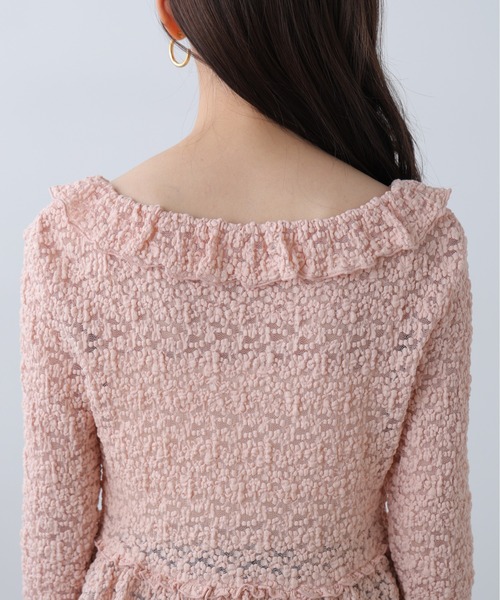 FREE'S MART(フリーズマート)の「◆前開きレースブラウス(シャツ/ブラウス・レディース・ブラック/ピンク/ホワイト・FREE)」の15枚目の写真