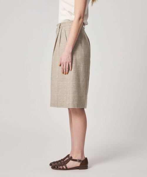 Steven Alan（スティーブンアラン）の「＜Steven Alan＞チェック ショート パンツ（その他パンツ・レディース・ベージュ・L/S/M）」の5枚目の写真