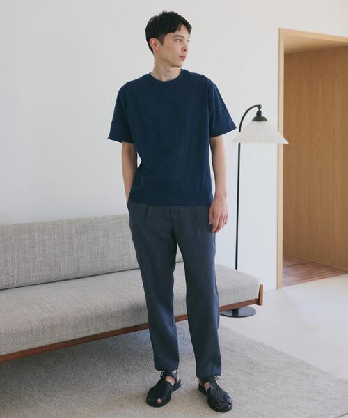 THE SHOP TK (ザ ショップ ティーケー )の「【無地だと少し物足りないという方へ】ジオメトリック柄 半袖Tシャツ 洗濯機OK(Tシャツ/カットソー・メンズ・チャコールグレー/オフホワイト/ブルーグリーン/ライトグレー/ブルー系その他・04/01/02/03)」の17枚目の写真