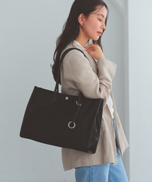 【Breath TOPKAPI】PRIM プリム ナイロン スクエア トートバッグ チャーム付き　A4/ 軽量
