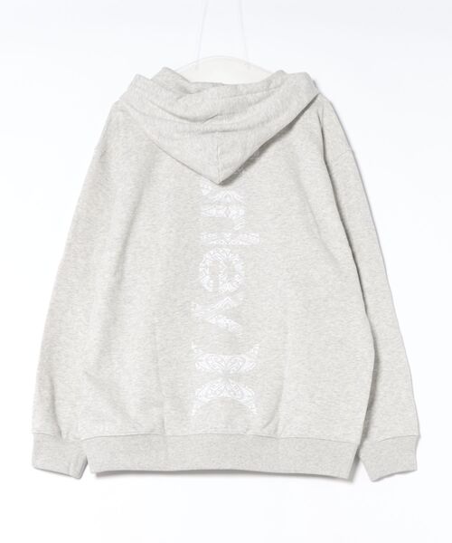 Hurley (ハーレー)の「【Hurley:ハーレー】スウェットフルジップフーディー ジップパーカー バックプリント 吸汗速乾 TRRY TRBL LG OVRSZD FZ HOODIE(パーカー・メンズ・ブラック/ヘザーグレー・MEDIUM/LARGE/SMALL/X-LARGE)」の11枚目の写真