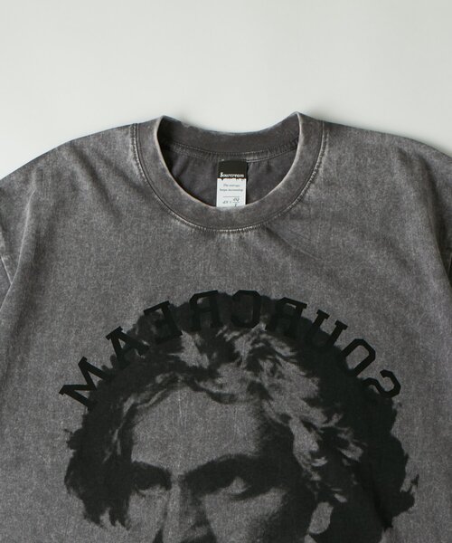 Sourcream（サワークリーム）の「【Sourcream】ケミカル偉人TEE（Tシャツ/カットソー・メンズ・ライトグレー/チャコールグレー・LARGE/MEDIUM/SMALL）」の6枚目の写真