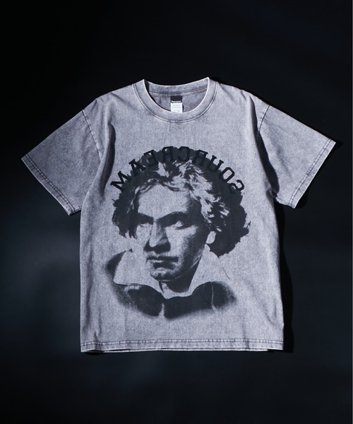 Sourcream(サワークリーム)の「【Sourcream】ケミカル偉人TEE(Tシャツ/カットソー・レディース・ライトグレー/チャコールグレー・LARGE/MEDIUM/SMALL)」の3枚目の写真
