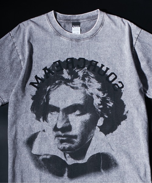 Sourcream(サワークリーム)の「【Sourcream】ケミカル偉人TEE(Tシャツ/カットソー・レディース・ライトグレー/チャコールグレー・LARGE/MEDIUM/SMALL)」の4枚目の写真