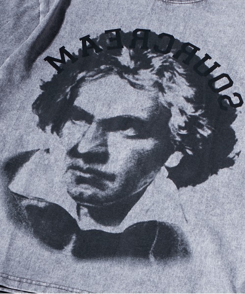 Sourcream(サワークリーム)の「【Sourcream】ケミカル偉人TEE(Tシャツ/カットソー・レディース・ライトグレー/チャコールグレー・LARGE/MEDIUM/SMALL)」の5枚目の写真
