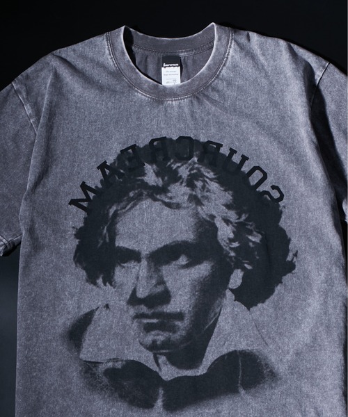 Sourcream(サワークリーム)の「【Sourcream】ケミカル偉人TEE(Tシャツ/カットソー・レディース・ライトグレー/チャコールグレー・LARGE/MEDIUM/SMALL)」の7枚目の写真
