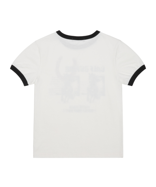 AAKAM(アーカム)の「Horseshoe Ringer Top (White)(Tシャツ/カットソー・レディース・その他・1/2)」の2枚目の写真