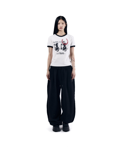 AAKAM(アーカム)の「Horseshoe Ringer Top (White)(Tシャツ/カットソー・レディース・その他・1/2)」の4枚目の写真