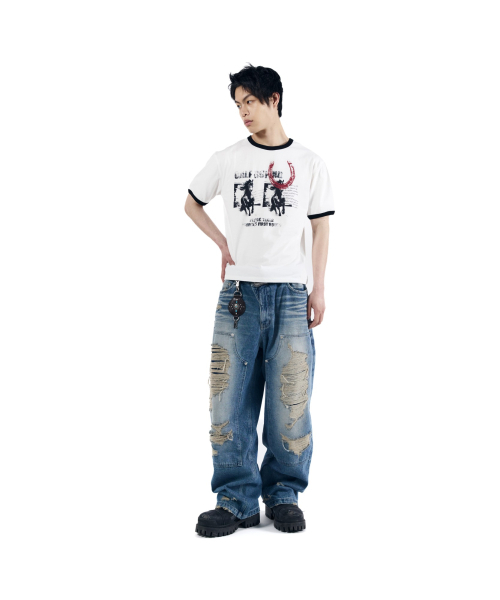 AAKAM(アーカム)の「Horseshoe Ringer Top (White)(Tシャツ/カットソー・レディース・その他・1/2)」の15枚目の写真