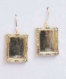 gargle（ガーグル）の「gargle ガーグル：PHOTO FRAME フォトフレームシリーズ　フレーム　ピアス（ピアス（両耳用））」