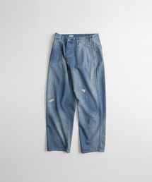 BEHEAVYER（ビヘイビアー）の「DISTRESSED M35 TROUSERS mid blue（その他パンツ）」