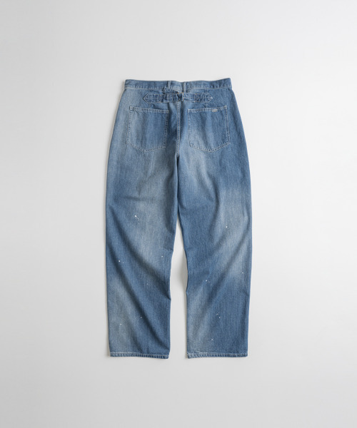 BEHEAVYER(ビヘイビアー)の「DISTRESSED M35 TROUSERS mid blue(その他パンツ・メンズ・その他・2/3/4)」の3枚目の写真