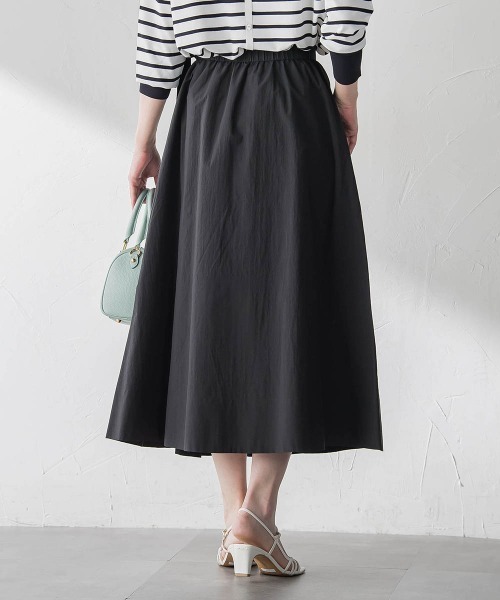 LAUTREAMONT（ロートレアモン）の「メンナイロンワッシャーブロードスカート（スカート・レディース・ホワイト/ブラウン/ブラック・7号）」の7枚目の写真