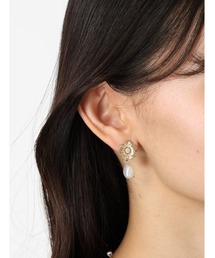 Edit Sheen | フラワーパールコンビビアス(ピアス(両耳用))