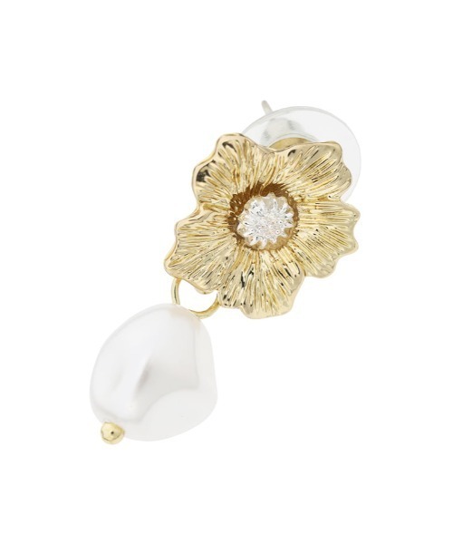 Edit Sheen（エディットシーン）の「フラワーパールコンビビアス（ピアス（両耳用）・レディース・ゴールド・FREE）」の5枚目の写真