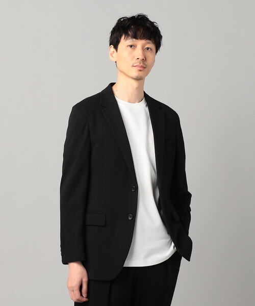 COMME CA MEN(コムサメン)の「【Comfort Model】泉州編み和紙カノコ シングルテーラードジャケット(テーラードジャケット・メンズ・チャコールグレー/ブラック・S/M/L)」の6枚目の写真