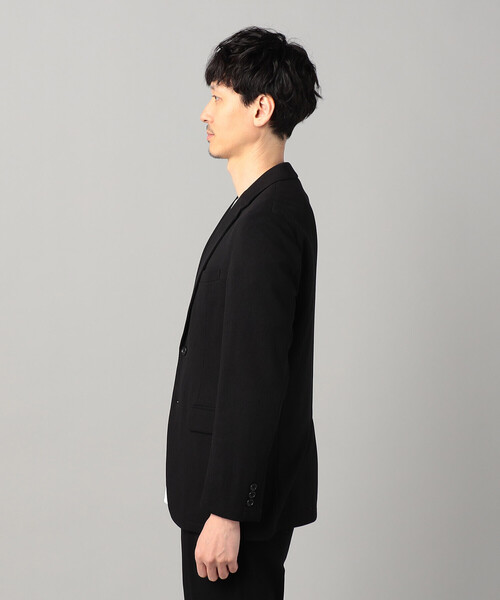 COMME CA MEN(コムサメン)の「【Comfort Model】泉州編み和紙カノコ シングルテーラードジャケット(テーラードジャケット・メンズ・チャコールグレー/ブラック・S/M/L)」の11枚目の写真