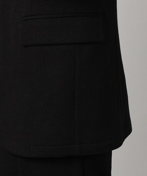 COMME CA MEN(コムサメン)の「【Comfort Model】泉州編み和紙カノコ シングルテーラードジャケット(テーラードジャケット・メンズ・チャコールグレー/ブラック・S/M/L)」の16枚目の写真