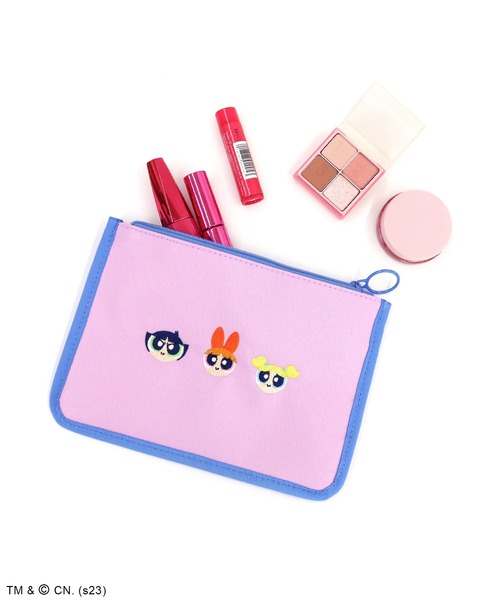 ACCOMMODE（アコモデ）の「パワーパフ ガールズ/フラットポーチ（ポーチ・レディース・ピンク・FREE）」の7枚目の写真