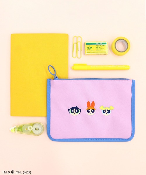 ACCOMMODE（アコモデ）の「パワーパフ ガールズ/フラットポーチ（ポーチ・レディース・ピンク・FREE）」の8枚目の写真