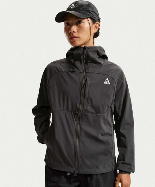 ACG（エィシージー）の「ナイキ オールコンディションギア "Five Towers" ウィメンズ UVプロテクション ジャケット / Nike ACG "Five Towers" Women's UV Protection Jacket II1329-010 Anthracite（ナイロンジャケット・レディース・スミクロ・XL/S/M/L/XS）」の20枚目の写真