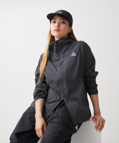 ジァイアンツ　Nike フード付きジャケット グレー/ブラック ナイキ オールコンディションギア 