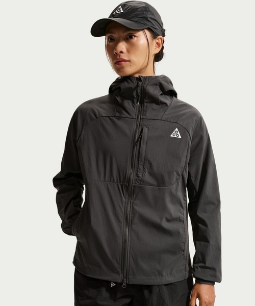 ACG（エィシージー）の「ナイキ オールコンディションギア "Five Towers" ウィメンズ UVプロテクション ジャケット / Nike ACG "Five Towers" Women's UV Protection Jacket II1329-010 Anthracite（ナイロンジャケット・レディース・スミクロ・XL/S/M/L/XS）」の14枚目の写真