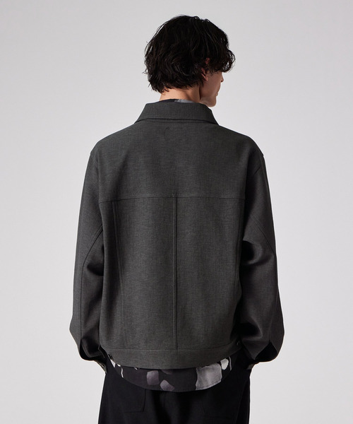 PS Paul Smith(ピーエスポールスミス)の「RIRANCHA(R) ワークシャツブルゾン / 162754 EXSB04(ブルゾン・メンズ・ブラック/ダークグレー・LARGE/MEDIUM/SMALL)」の8枚目の写真