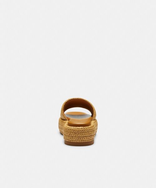 COACH（コーチ）の「スカルプテッド C フラットフォーム スライド（サンダル・レディース・ベージュ系その他・6/5/8/7）」の8枚目の写真