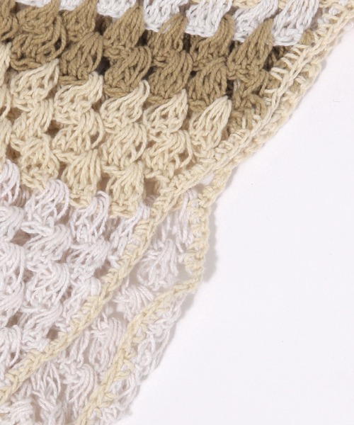 niko and...(ニコアンド)の「タッセル付きニット帽(ニットキャップ/ビーニー・レディース・チャコール/その他1/アイボリー・0)」の12枚目の写真