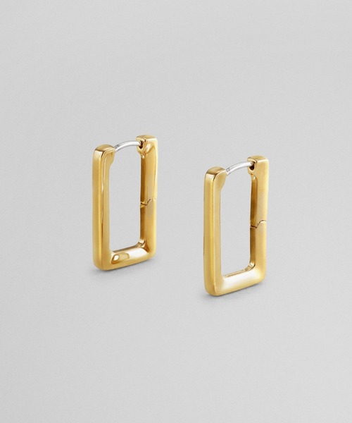 PLUS VENDOME(プラス ヴァンドーム)の「バゲット_キャッチレスピアス(ピアス(両耳用)・レディース・シルバー/ゴールド・ONE SIZE)」の2枚目の写真