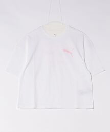 PUMA プーマ W GRAPHICS BUBBLEOVERSIZED TEE ショートスリーブ 636788 02WH