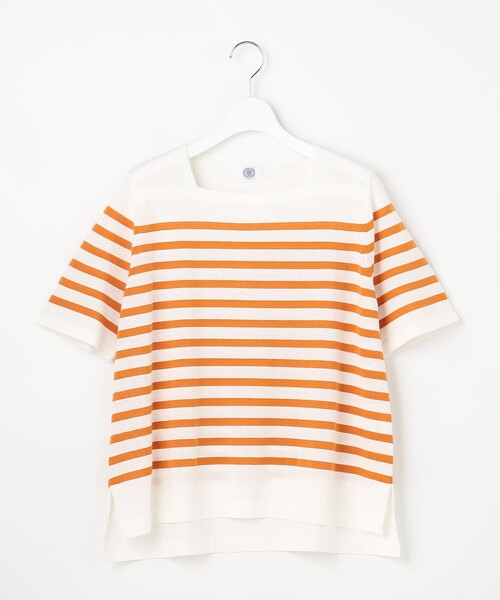 J.PRESS(ジェイプレス)の「RELAX OVER KNIT プルオーバー(ニット/セーター・レディース・オレンジ系1/ブラウン系1/スカイブルー系1・T13)」の11枚目の写真