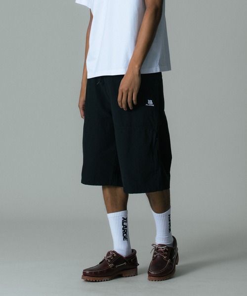 XLARGE（エクストララージ）の「SIDE POCKET SHORT PANTS（その他パンツ・メンズ・ネイビー/ブラック/グレー・30inch/32inch/34inch/36inch）」の2枚目の写真
