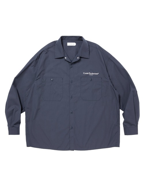COOTIE PRODUCTIONS（クーティープロダクションズ）の「Broad L/S Work Shirt（シャツ/ブラウス・メンズ・ホワイト/ネイビー/ブラック・MEDIUM/X-LARGE/LARGE/SMALL）」の3枚目の写真