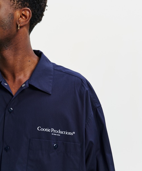COOTIE PRODUCTIONS（クーティープロダクションズ）の「Broad L/S Work Shirt（シャツ/ブラウス・メンズ・ホワイト/ネイビー/ブラック・MEDIUM/X-LARGE/LARGE/SMALL）」の10枚目の写真