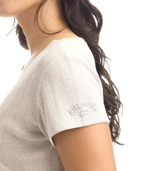 BILLABONG（ビラボン）の「BILLABONG/ビラボン レディース ワンピース 半袖 シンプル BG01C351（ワンピース・レディース・ブラック/ヘザーグレー・M）」の8枚目の写真