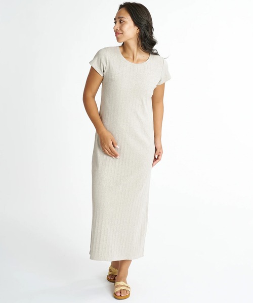 BILLABONG（ビラボン）の「BILLABONG/ビラボン レディース ワンピース 半袖 シンプル BG01C351（ワンピース・レディース・ブラック/ヘザーグレー・M）」の6枚目の写真