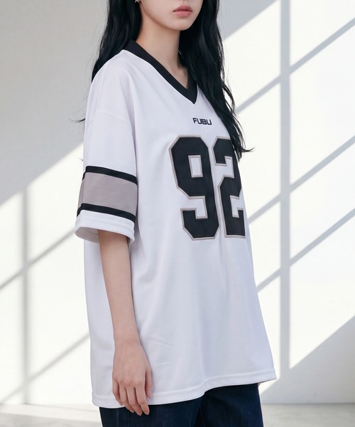 FUBU( フブ)の「【FUBU/フブ】GAME SHIRTS/ゲームTシャツ(Tシャツ/カットソー・メンズ・ホワイト/ブラック/サックスブルー・XL/L/M)」の8枚目の写真