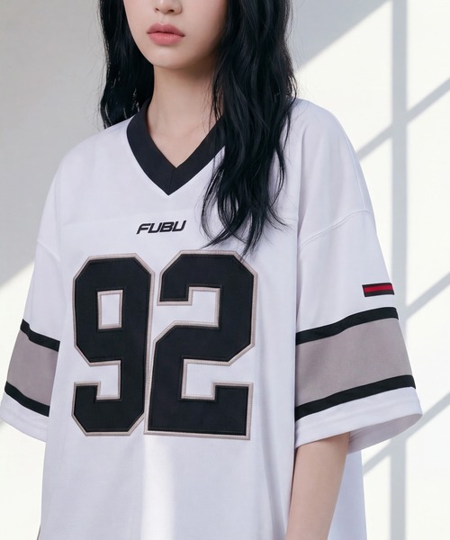 FUBU( フブ)の「【FUBU/フブ】GAME SHIRTS/ゲームTシャツ(Tシャツ/カットソー・メンズ・ホワイト/ブラック/サックスブルー・XL/L/M)」の7枚目の写真