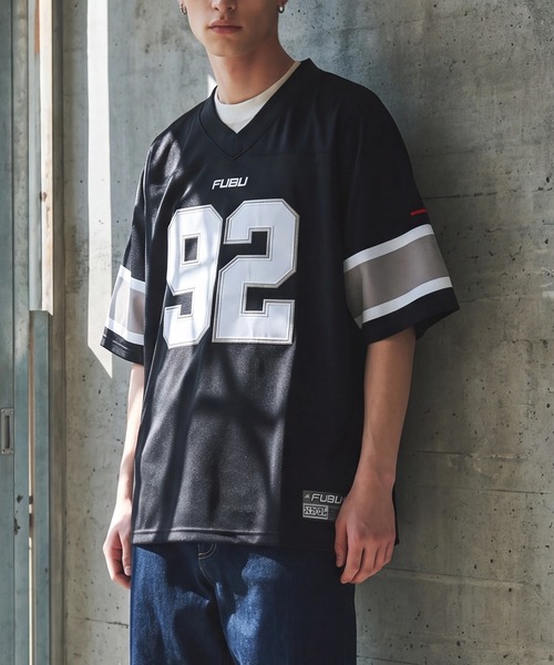 FUBU( フブ)の「【FUBU/フブ】GAME SHIRTS/ゲームTシャツ(Tシャツ/カットソー・メンズ・ホワイト/ブラック/サックスブルー・XL/L/M)」の10枚目の写真