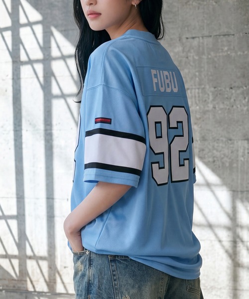 FUBU( フブ)の「【FUBU/フブ】GAME SHIRTS/ゲームTシャツ(Tシャツ/カットソー・メンズ・ホワイト/ブラック/サックスブルー・XL/L/M)」の14枚目の写真