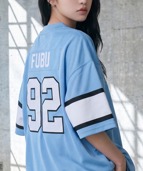 FUBU( フブ)の「【FUBU/フブ】GAME SHIRTS/ゲームTシャツ(Tシャツ/カットソー・メンズ・ホワイト/ブラック/サックスブルー・XL/L/M)」の15枚目の写真