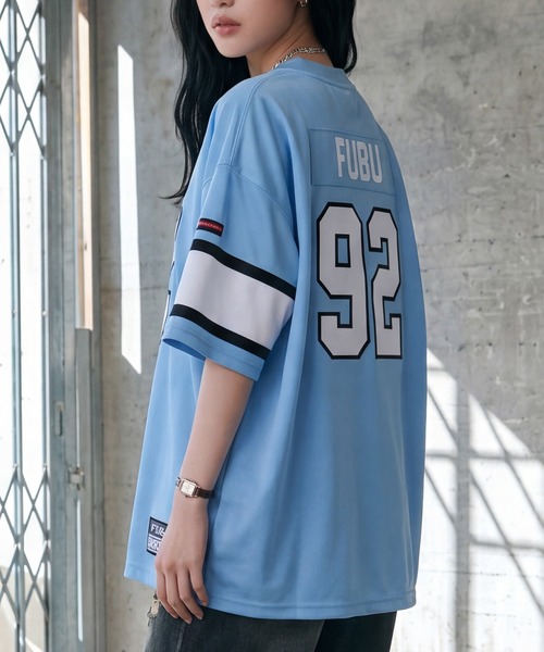 FUBU( フブ)の「【FUBU/フブ】GAME SHIRTS/ゲームTシャツ(Tシャツ/カットソー・メンズ・ホワイト/ブラック/サックスブルー・XL/L/M)」の16枚目の写真